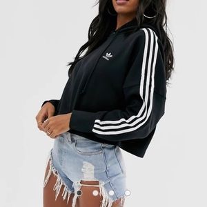 Adidas cropped hoodie